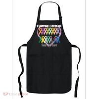 I Support Them All Find A Cure Cancer Awareness Apron thumb 0