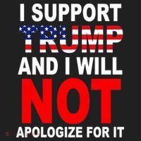 I Support Trump And Will Not Apologize For It Women's Sweatshirt thumb 2