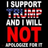 I Support Trump And Will Not Apologize For It Button thumb 1