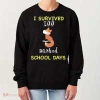 I Survived 100 Masked School Days Women's Sweatshirt thumb 0