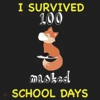 I Survived 100 Masked School Days Women's Sweatshirt thumb 2