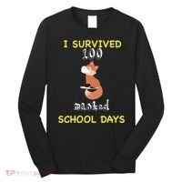 I Survived 100 Masked School Days  Long Sleeve Shirt thumb 0