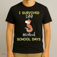I Survived 100 Masked School Days  T-Shirt thumb 3