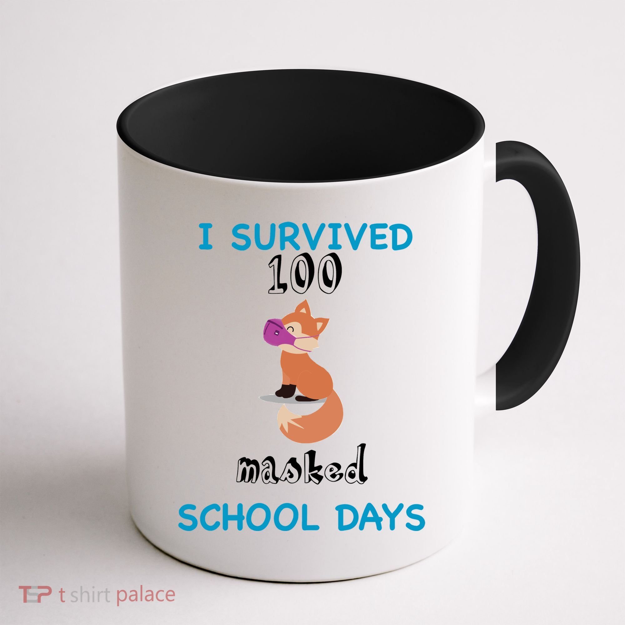 I Survived 100 Masked School Days Coffee Mug