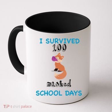 I Survived 100 Masked School Days Coffee Mug