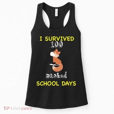 I Survived 100 Masked School Days Women's Tank Top