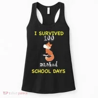 I Survived 100 Masked School Days Women's Tank Top thumb 0
