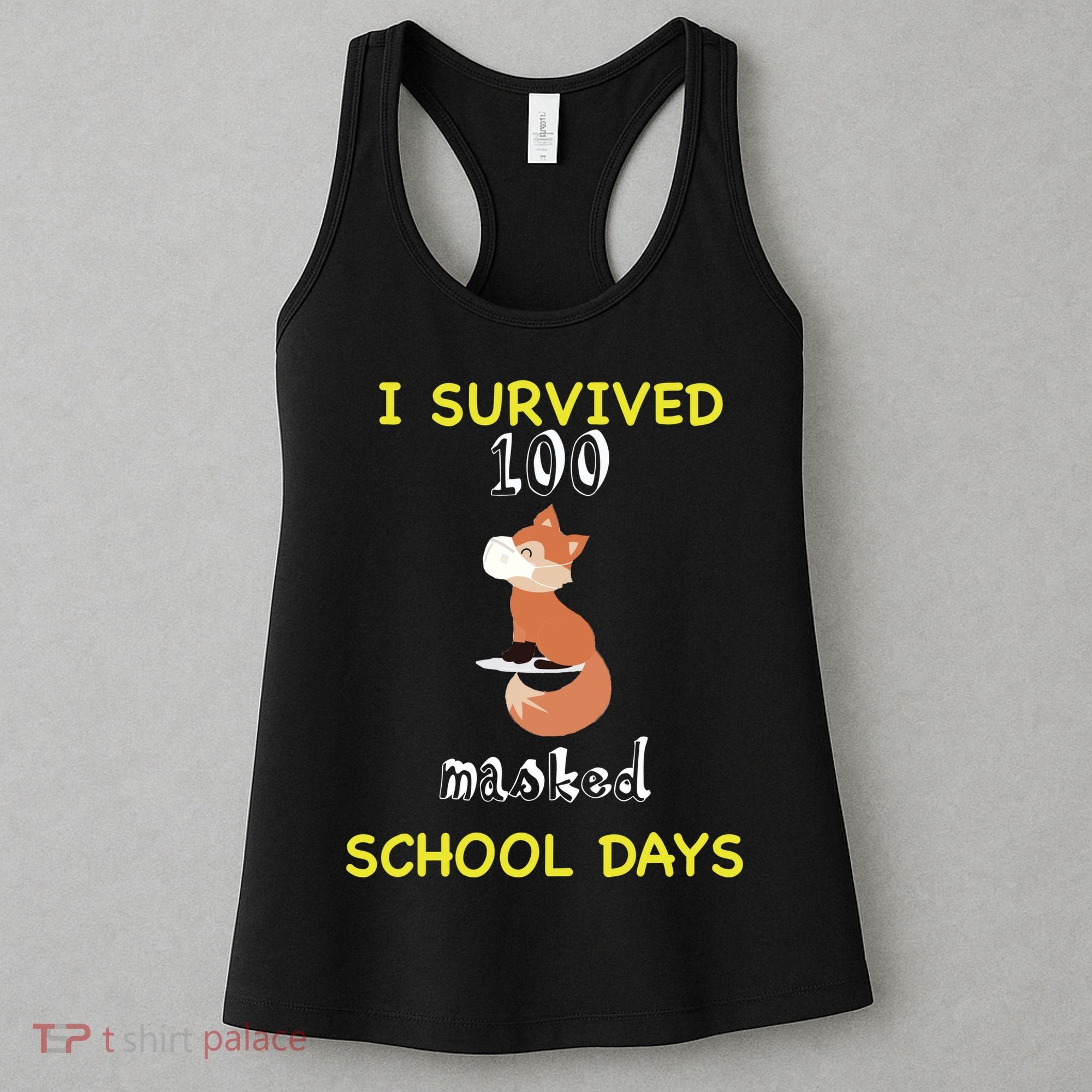 I Survived 100 Masked School Days Women's Tank Top