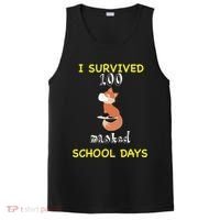 I Survived 100 Masked School Days PosiCharge Competitor Tank thumb 0