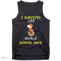 I Survived 100 Masked School Days  Tank Top thumb 0