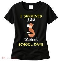I Survived 100 Masked School Days  Women's T-Shirt thumb 0