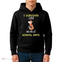 I Survived 100 Masked School Days  Kids Hoodie thumb 4