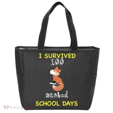 I Survived 100 Masked School Days  Tote Bag