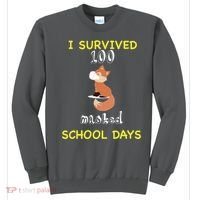 I Survived 100 Masked School Days Sweatshirt thumb 0