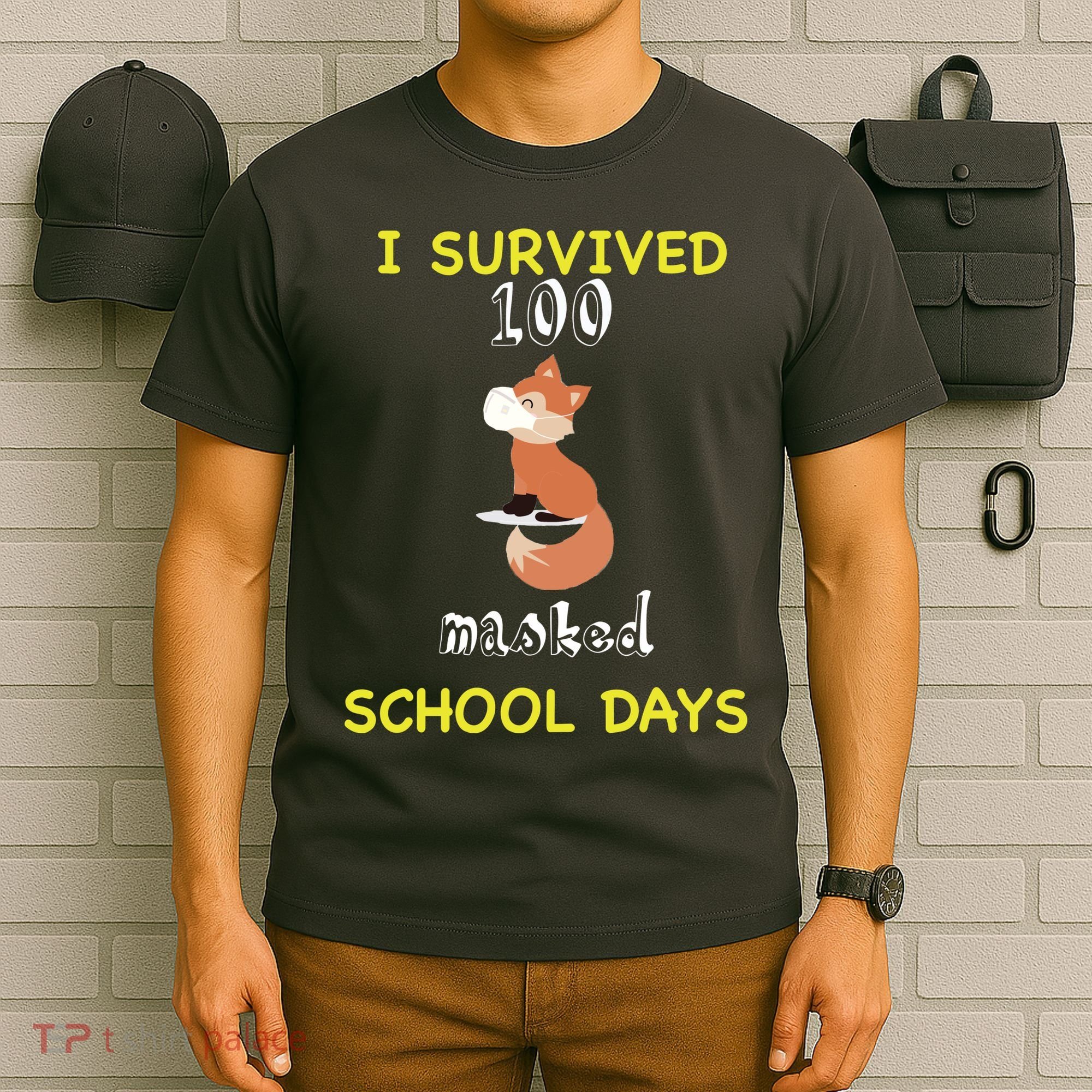 I Survived 100 Masked School Days T-Shirt