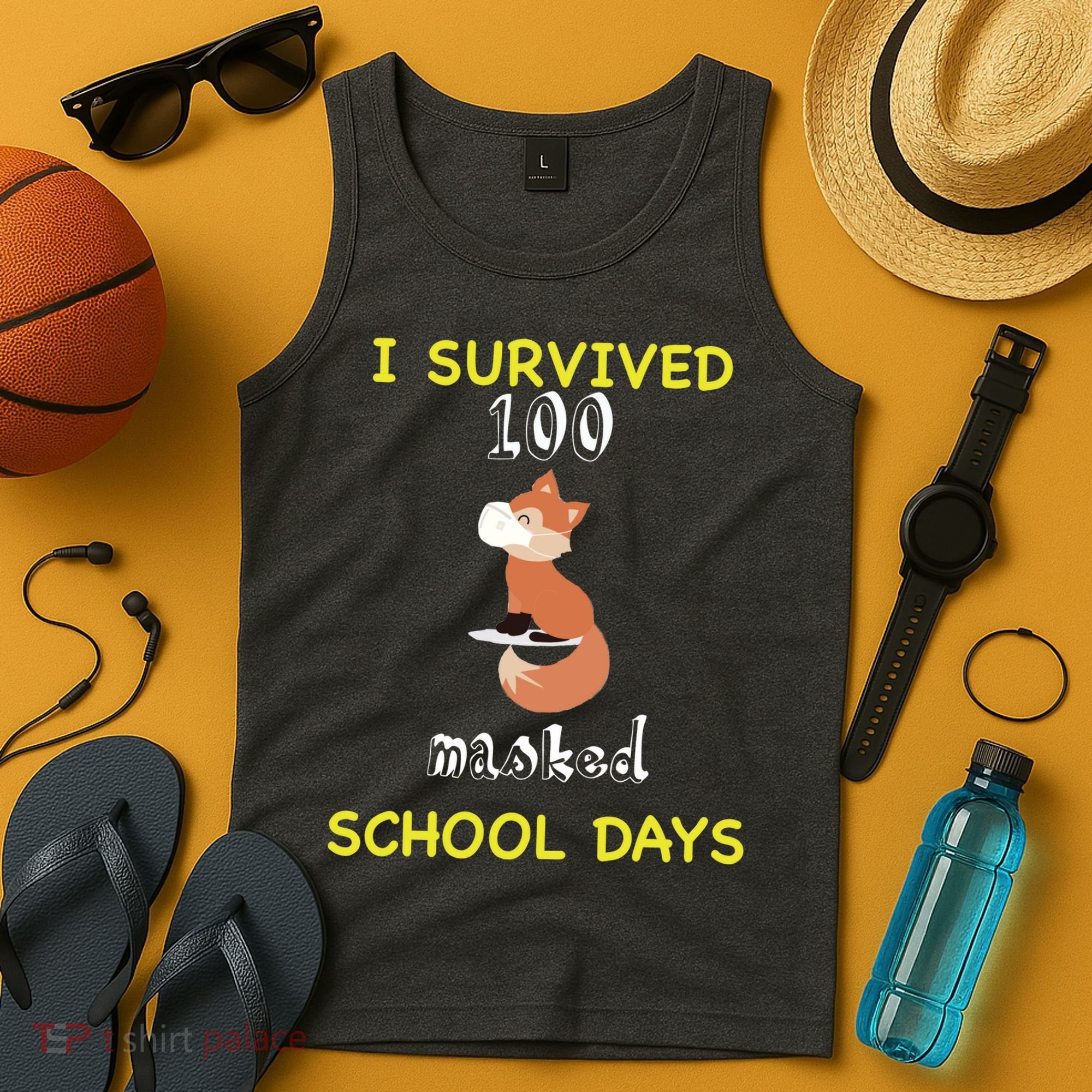 I Survived 100 Masked School Days Tank Top