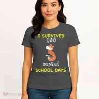 I Survived 100 Masked School Days Women's T-Shirt thumb 4