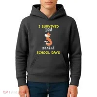 I Survived 100 Masked School Days Kids Hoodie thumb 4