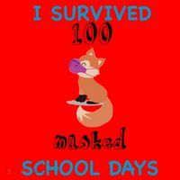I Survived 100 Masked School Days Santa Hat thumb 1