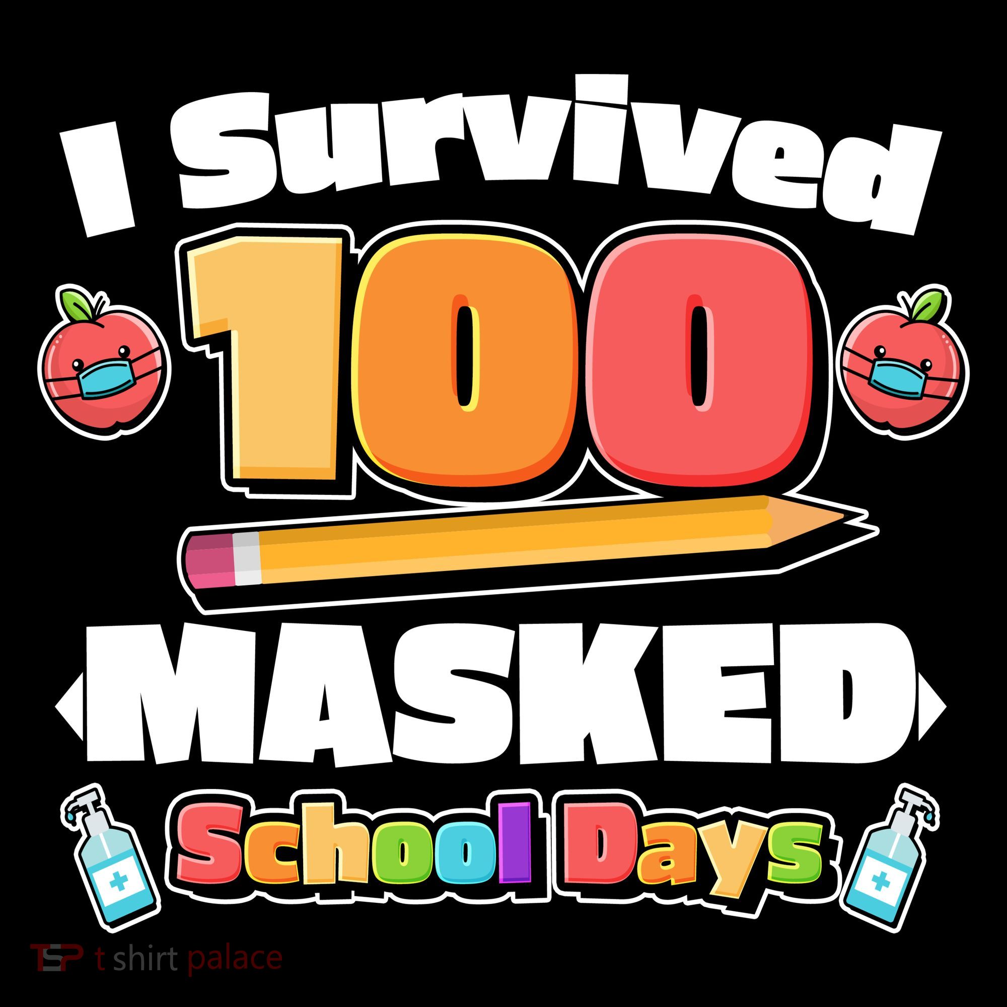 I Survived 100 Masked School Days Pandemic Learning Women's Hoodie