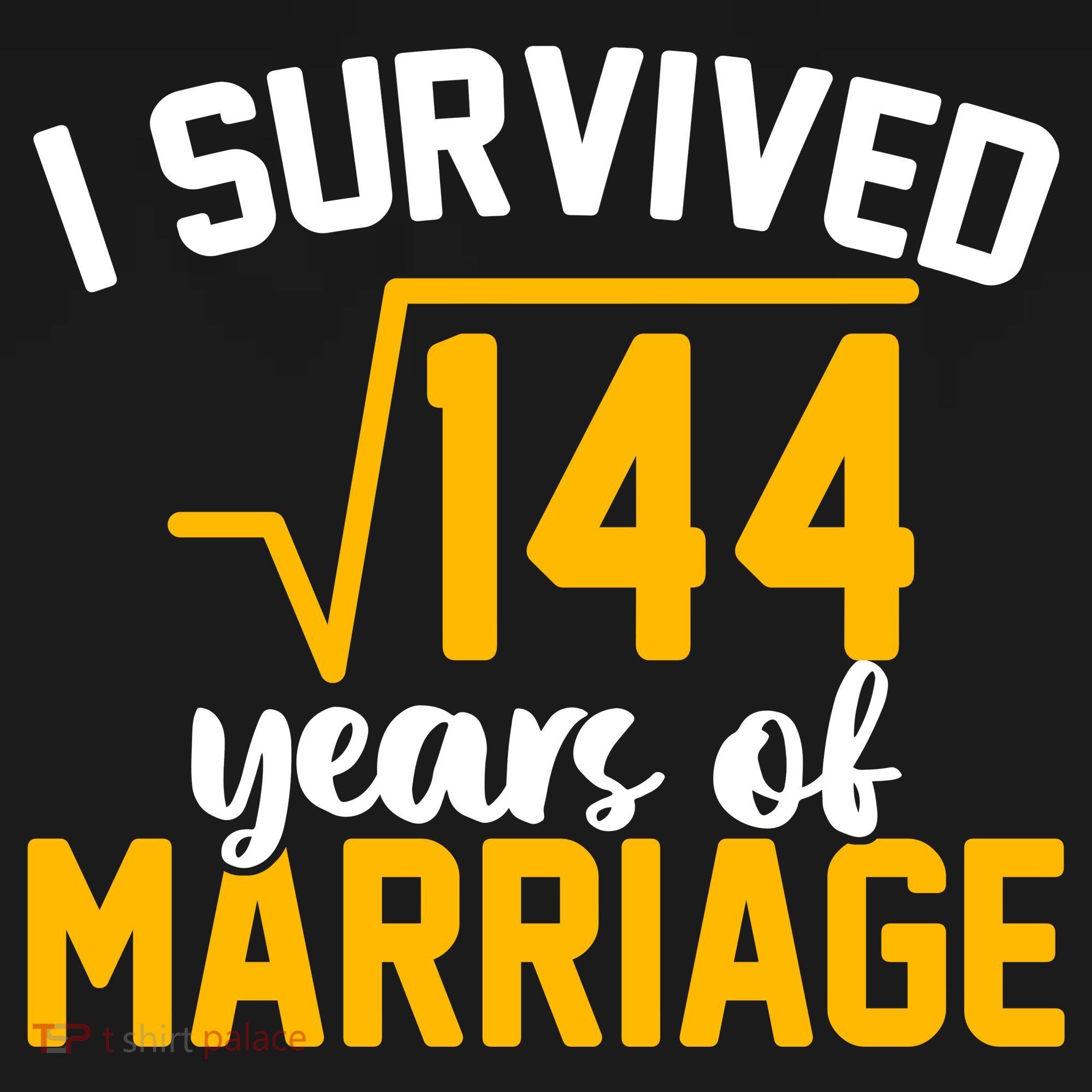 I Survived 144 Years Of Marriage Ornament