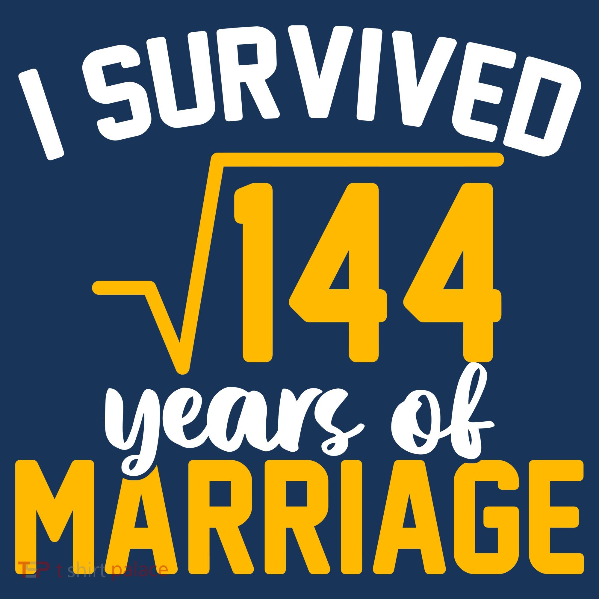 I Survived 144 Years Of Marriage Hoodie
