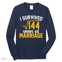 I Survived 144 Years Of Marriage Long Sleeve Shirt thumb 0