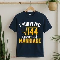 I Survived 144 Years Of Marriage T-Shirt thumb 2