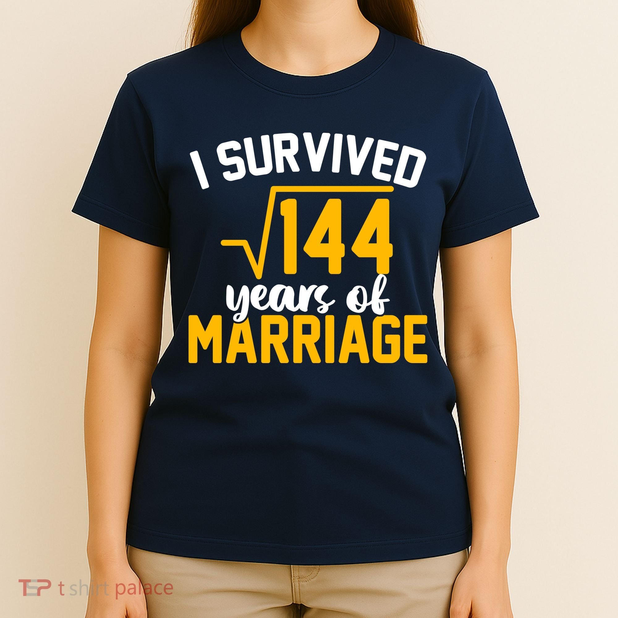 I Survived 144 Years Of Marriage T-Shirt