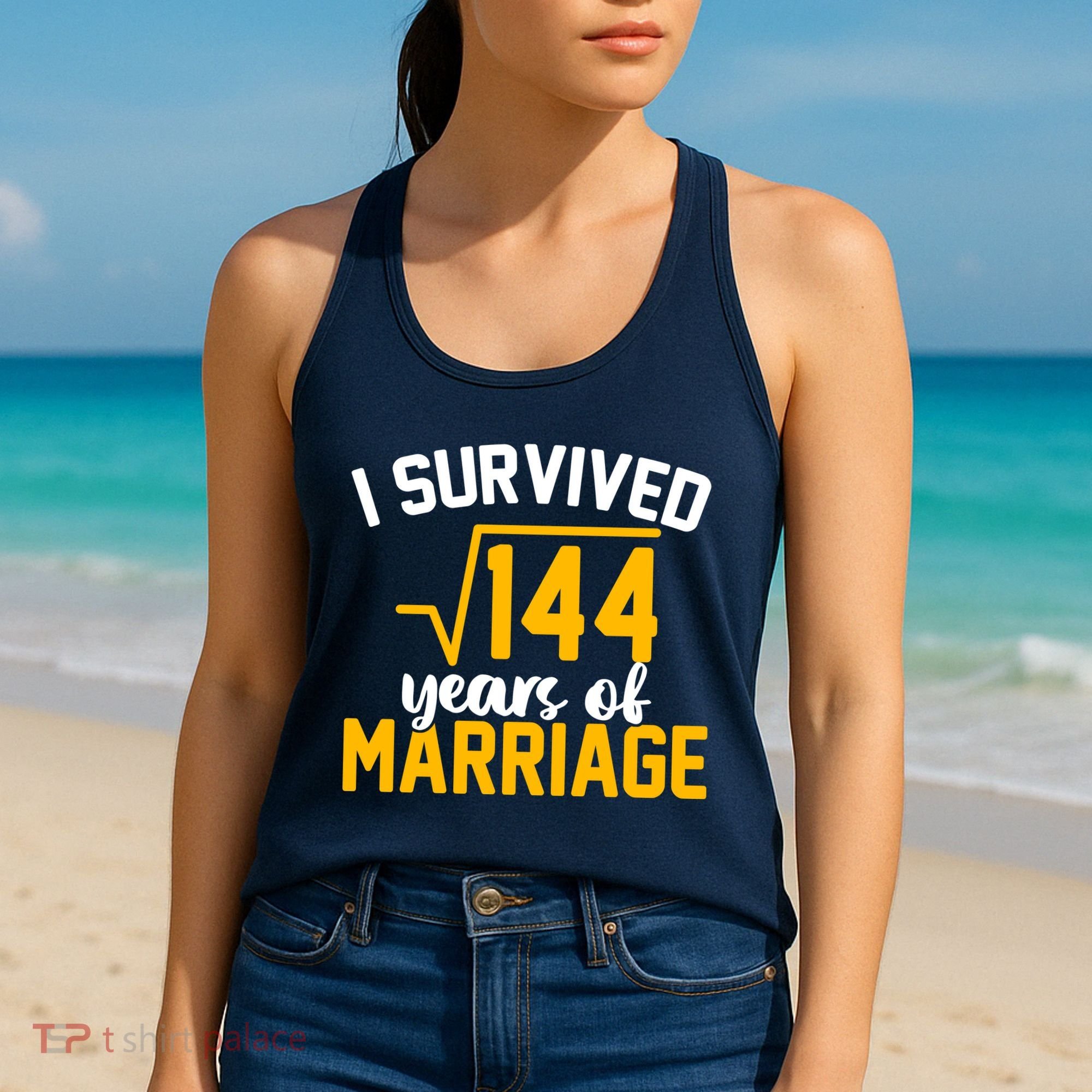 I Survived 144 Years Of Marriage Women's Tank Top
