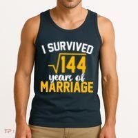 I Survived 144 Years Of Marriage Tank Top thumb 3