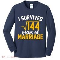I Survived 144 Years Of Marriage Kids Long Sleeve Shirt thumb 0
