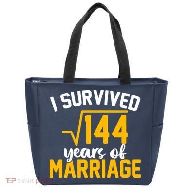 I Survived 144 Years Of Marriage Tote Bag