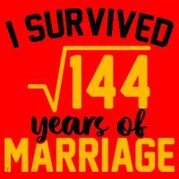 I Survived 144 Years Of Marriage Santa Hat thumb 1