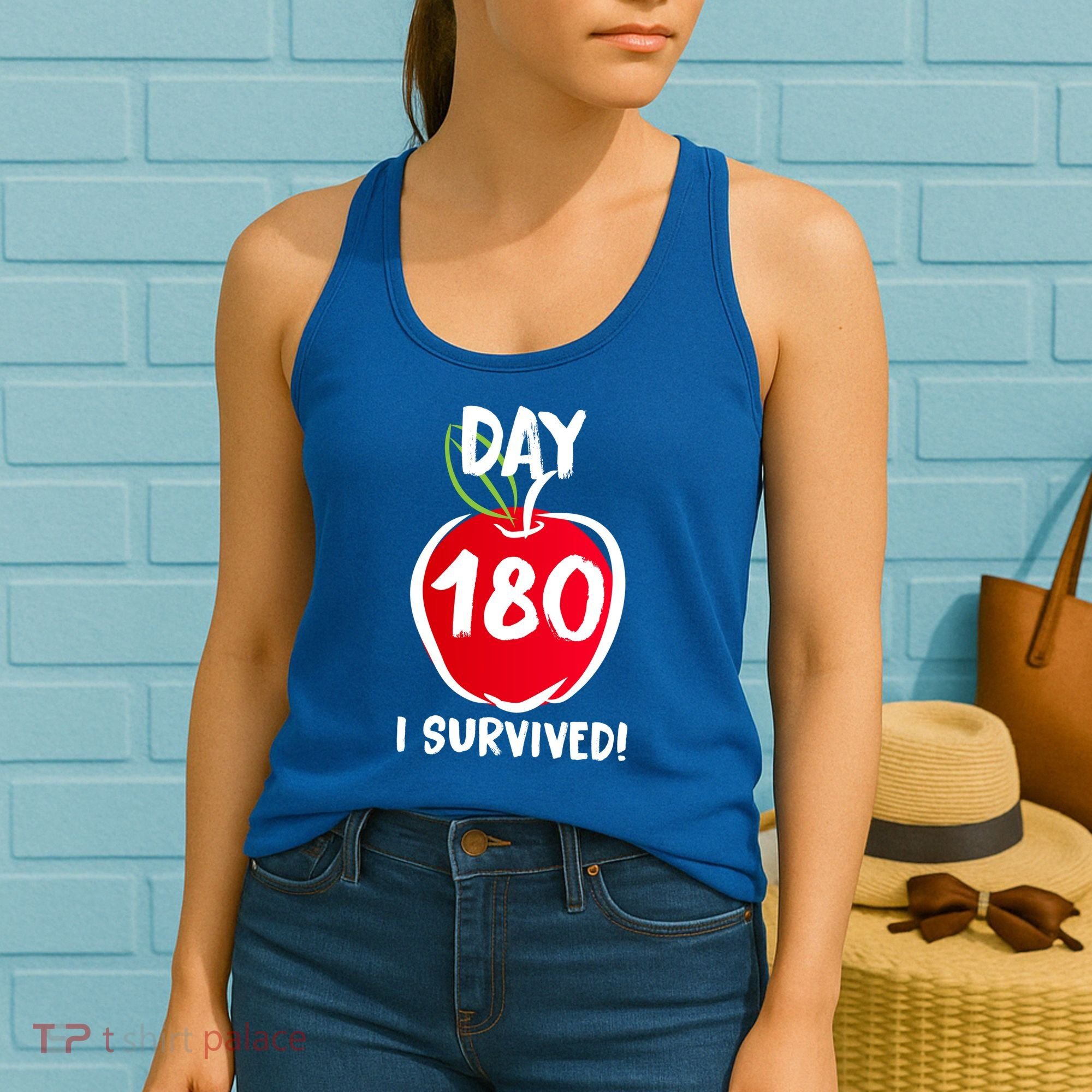 I Survived 180 Days Last Day Of School Women's Tank Top