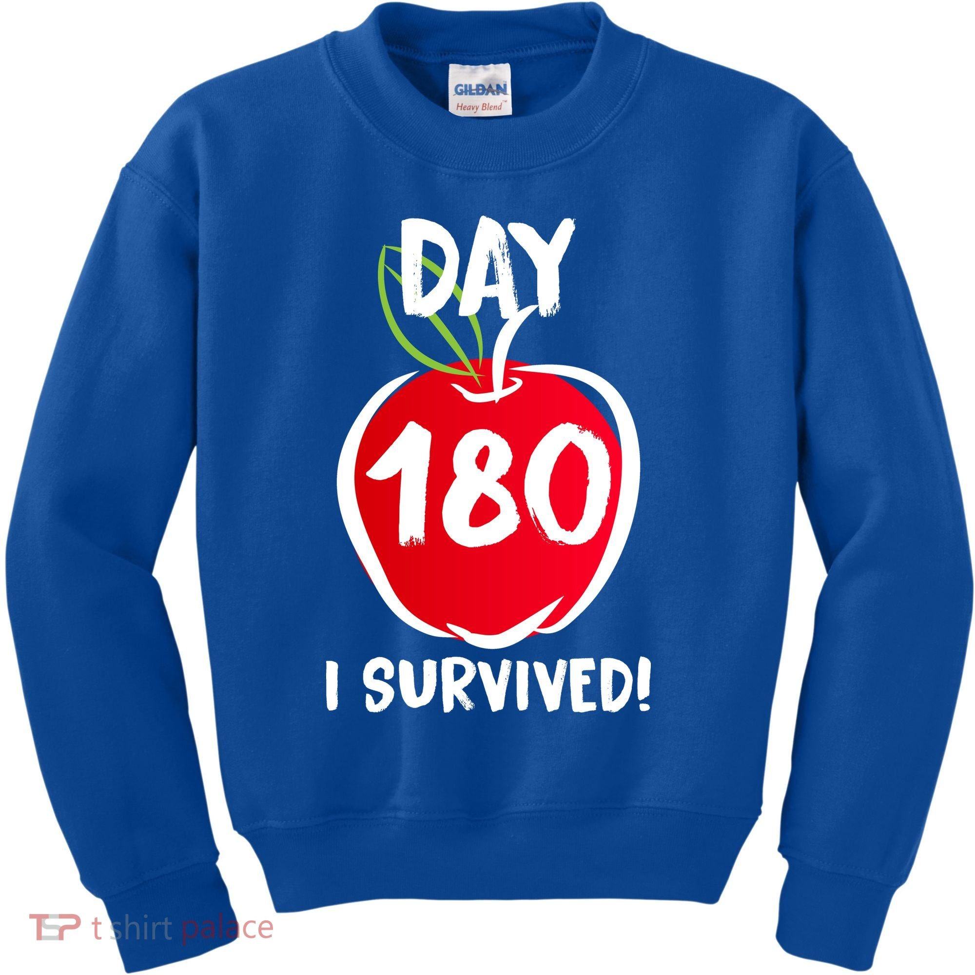 I Survived 180 Days Last Day Of School Kids Sweatshirt