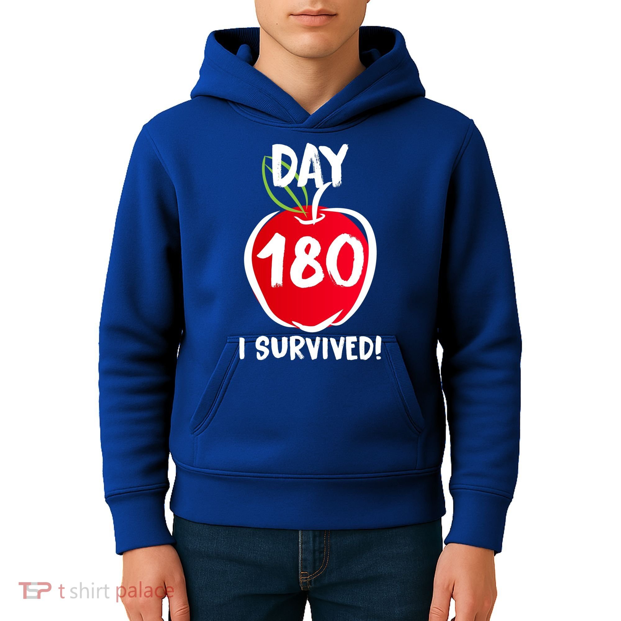 I Survived 180 Days Last Day Of School Kids Hoodie