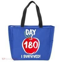 I Survived 180 Days Last Day Of School Tote Bag thumb 0