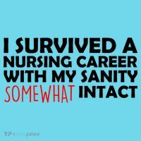 I Survived A Nursing Career With My Sanity Somewhat Intact Kids T-Shirt thumb 4