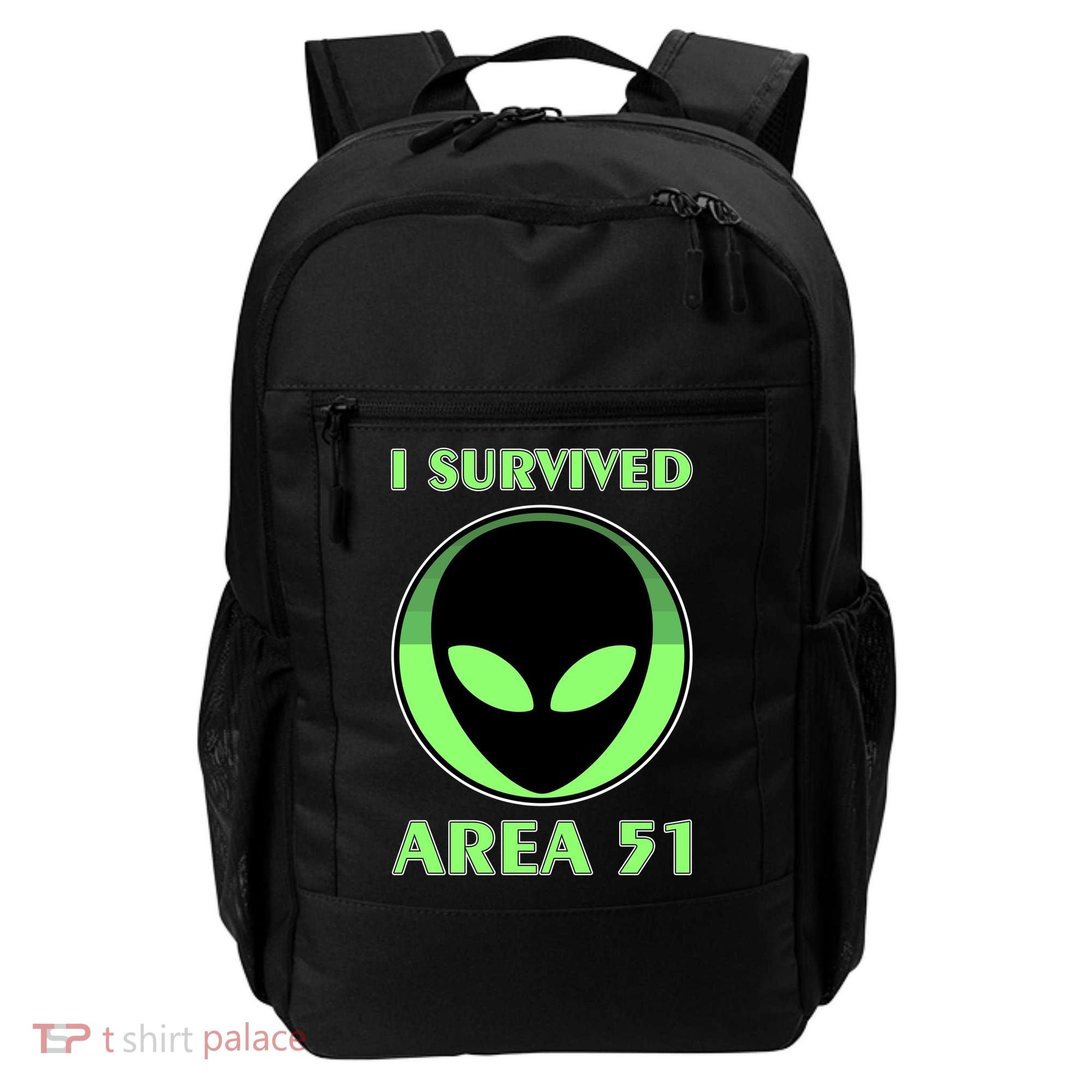 I Survived Area 51 Backpack