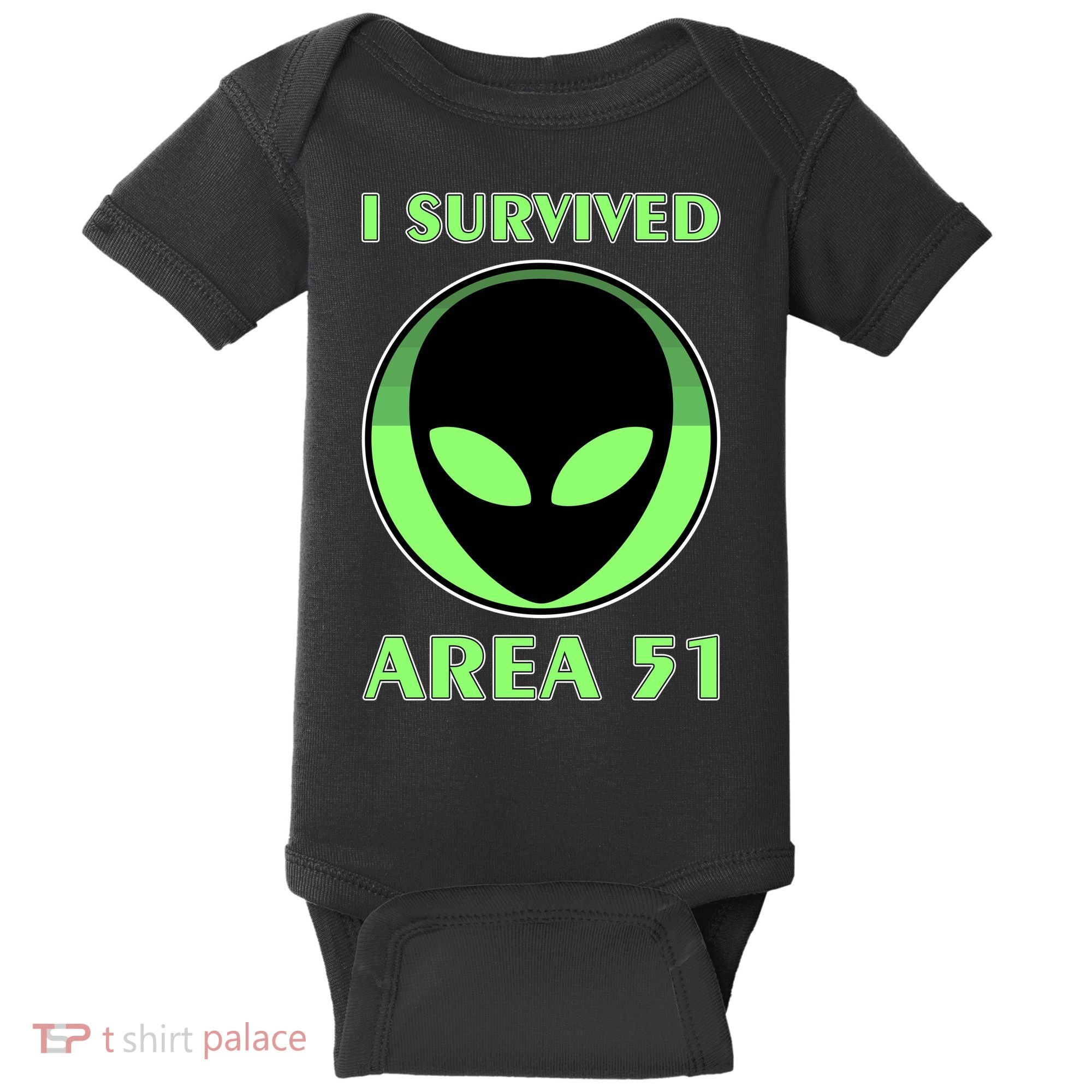 I Survived Area 51 Baby Bodysuit