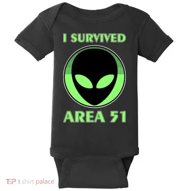 I Survived Area 51 Baby Bodysuit