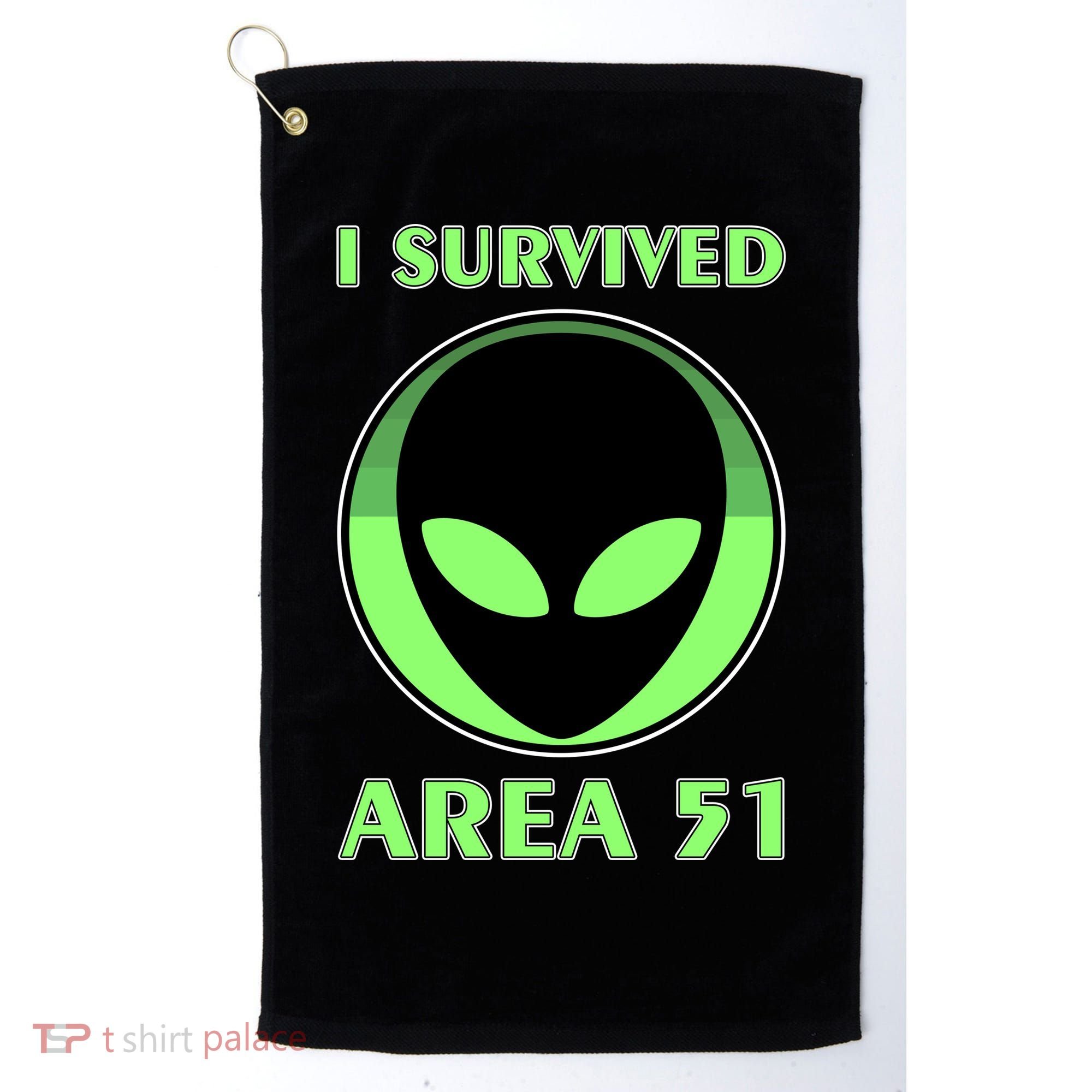 I Survived Area 51 Golf Towel