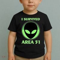 I Survived Area 51 Toddler T-Shirt thumb 2