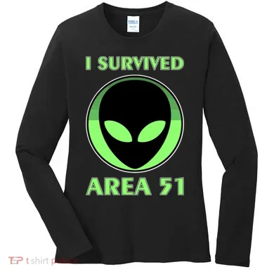 I Survived Area 51 Women's Long Sleeve Shirt