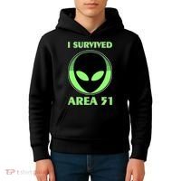 I Survived Area 51 Kids Hoodie thumb 4