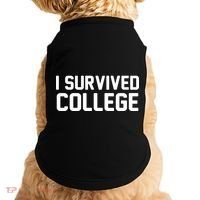 I Survived College Doggie Tank thumb 0