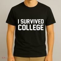 I Survived College T-Shirt thumb 3