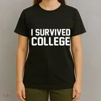 I Survived College T-Shirt thumb 4