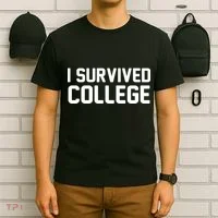 I Survived College T-Shirt thumb 6